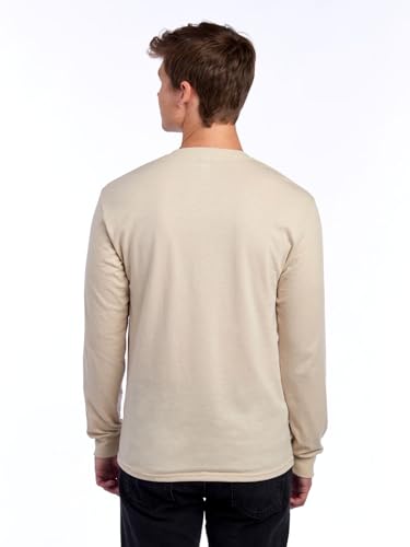 Image of Jerzees Mens Dri-Power Cotton Blend Long Sleeve Tees, Moisture Wicking, Odor Protection, UPF 30+, Sizes S-3x