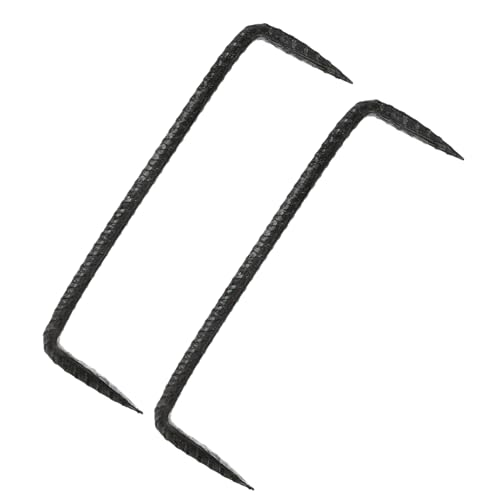 STOBAZA 2pcs Finishing Nails Wall Nails Double-ended Hot Galvanized Pointed Tips for Woodworking