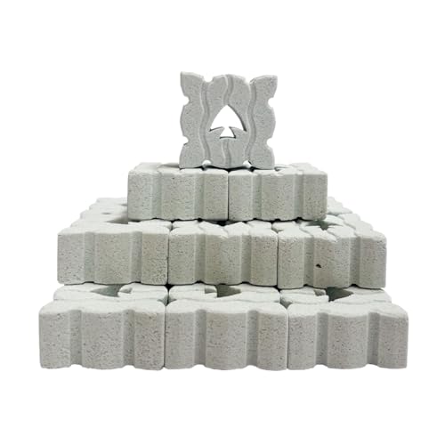 Image of SHIGATSU 18 Pack Aquarium Bio Media Ceramic Filter Media Blocks for Marine and Freshwater Pond Fish Tank, Aquarium Filter Media