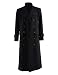 Produktbild Yewei Film Wizards Grindel Kostüm Mäntel Herren Zweireihig Wolle Langer Mantel Trenchcoat (Schwarz, XXL)