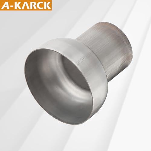 A-KARCK Exhaust Adapter Connector 2.5\" OD to 4\" OD, Exhaust Pipe Reducer 4\" Overall Length Stainless Steel - Thumbnail 2