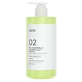 SUTUS Oil Control Shampoo,(500ML/16.8FL Oz) Clarifying Shampoo With Ceramides & Hyaluronic Acid, Removes Oil and Leaves Hair Feeling Hydrated, For All Hair & Scalp Types, Sulfate Free & Color Safe