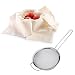 Produktbild Westmark Set, 2tlg.: Haushaltssieb (Ø 20 cm) + Seih-/Knödeltuch (60 x 60 cm), Rostfreier Edelstahl/Baumwolle, Picante, Silber/Weiß, 121622E8
