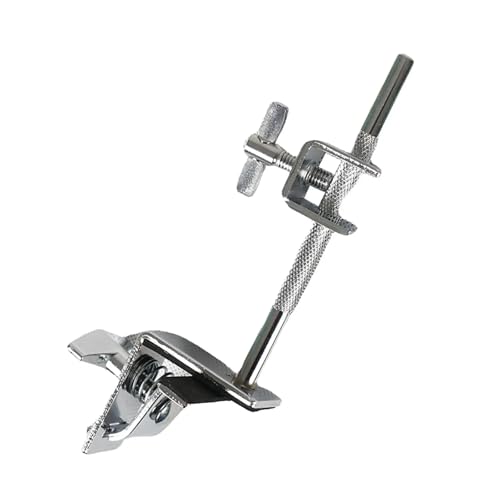 Soporte ajustable de montaje para batería de acero al carbono, accesorio para instrumento de percusión, adecuado para stands acústicos miniatura 1