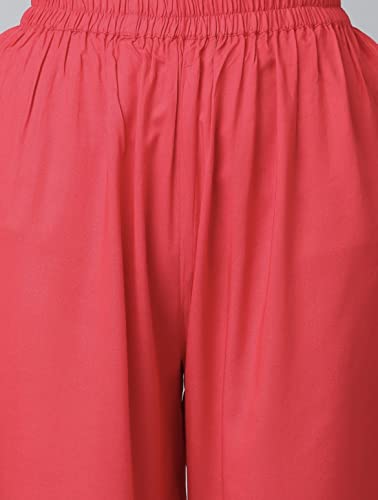 Image of Women's Rayon Straight Kurta Pant with Dupatta Set (Black)