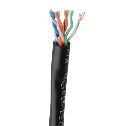 kenable Stranded Cat6 GIGABIT UTP Copper 24AWG Network Ethernet Cable Black 305m [305 metres]
