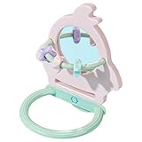 Perchoir pour oiseaux | Résistant à la mastication avec miroir jouet, support pour cage à oiseaux | Petites, moyennes et grandes races, perruches, inséparables, canaris, conures, animaux domestiques