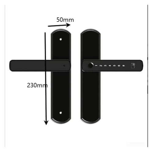 Serrure porte électronique intelligente connectée pour sécuriser un bureau - 6
