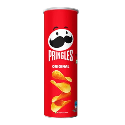 Image of Pringles Potato Chips Original | Salted Flavor | Crispy Snack for Game Nights Chips (107 g)