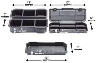 Miniatura 4 de Tool Box for Milwaukee Tool Packout Polymer durable Tool Box 22 in 75 lb Capacity Impact Resistant