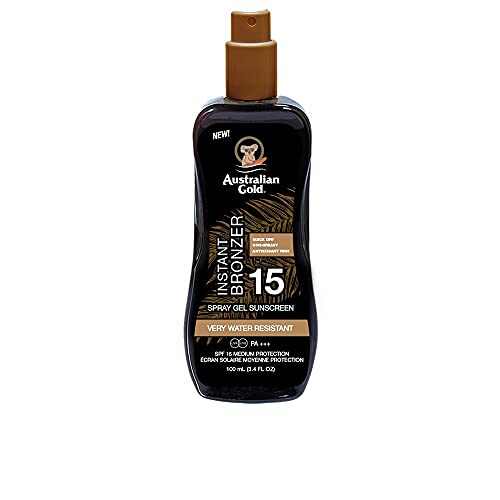 Immagine prodotto: Australian Gold Instant Bronzer Spray Gel Spf15 100Ml