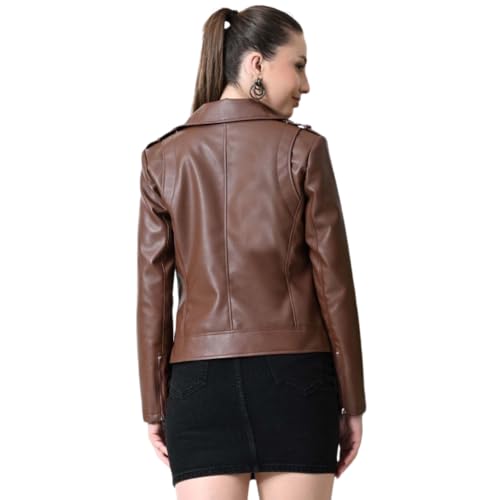 Image of Women FauxLeather Jacket Trending Biker