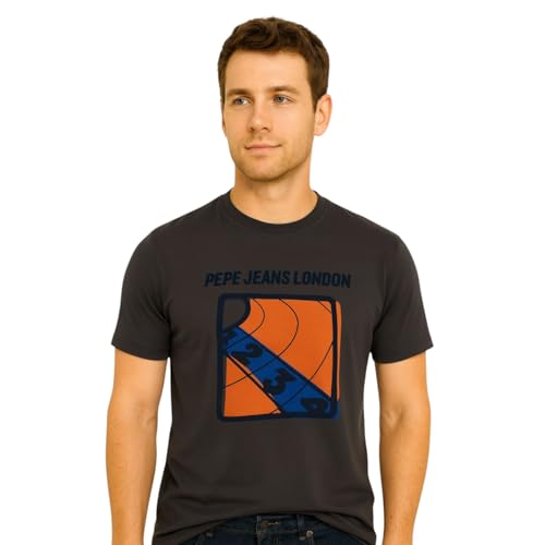 Image of Pepe Jeans Men T-Shirt|Cotton|Slim Fit