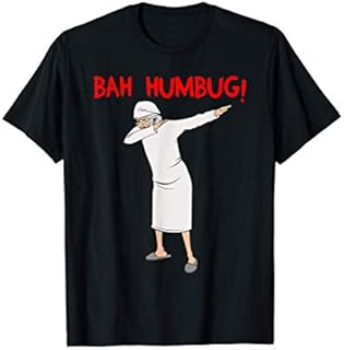 Anti Christmas Spirit Scrooge Night Cap Christmas Bah Humbug T-Shirt