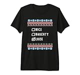 Agradable Traviesa Navidad Luise Suéter Feo Camiseta Premium