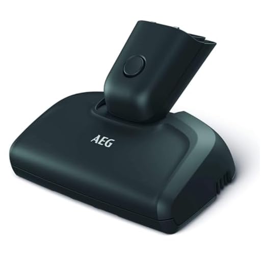 AEG AZE135 Elektrosaugbürste (Zubehör, Düse für Handteil des QX9, Tiefenreinigung von Polstern, entfernt tiefsitzenden Schmutz, Staubsaugerbürste, ideal für Tierbesitzer und Allergiker, schwarz)