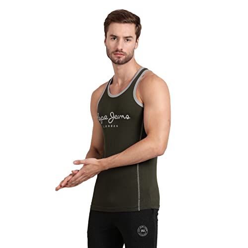 Image of Pepe Jeans Men's Cotton Regular Fit Vest