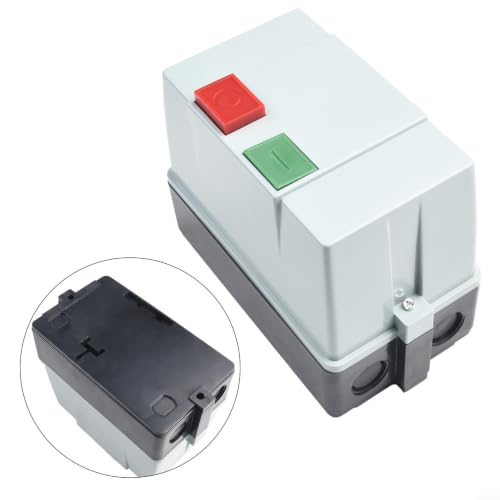 Arrancador monofásico KiraKira 3 de 220V a 380V con caja ABS IP55 y protección de sobrecarga 12A 4