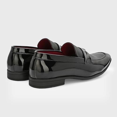 Image of Centrino Mens Formal Shoes |Slip on Design with Cushioned Insole for Comfort |Craftsmanship for All-Day Elegance (9753)