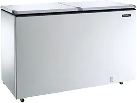 Freezer Horizontal Esmaltec 468 Litros ECH500 - Porta Cega, Dupla Ação, Branco, 220V