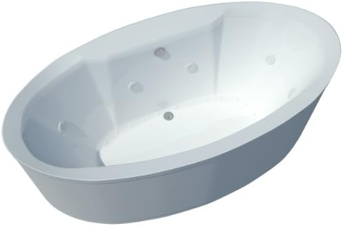 Sea Spa Tubs S3468SD Tubs Suisse 34 by 68 by 23-Inch Rectangular Air and Whirlpool Water Jetted Bathtub, White