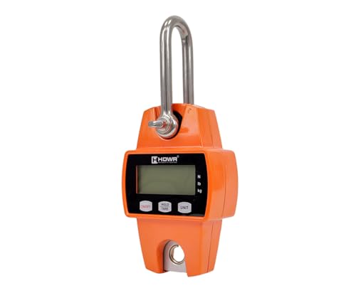 Hakenwaage, Haken 300 kg/660 lb, Genauigkeit +/- 50g, Digitalanzeige, Tara, Elektronische Waage, Stromversorgung 3x AA, Betriebsdauer bis zu 150h, HDWR wagPRO-H300