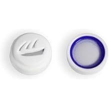 MEE audio 15 dB Flat Response Replacement Filters for Earplugs - Works with Custom and Universal Filtered Earplugs Pair, White/Blue