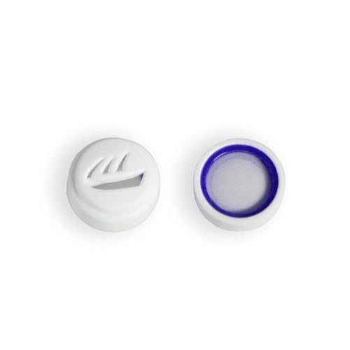 Image of MEE audio 15 dB Flat Response Replacement Filters for Earplugs - Works with Custom and Universal Filtered Earplugs (Pair, White /Blue)