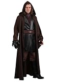 Deluxe Star Wars Anakin Skywalker Costume for Men - Includes Robe, Pants, Belt, Gloves & Inner Robe for Halloween Cosplay L