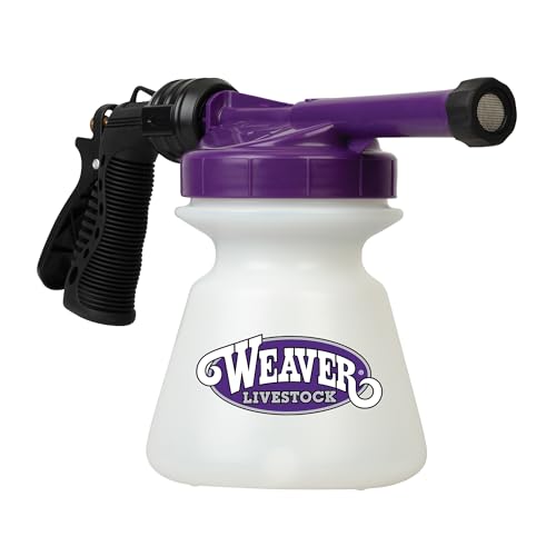 Weaver Livestock Foamer Set Cattle Shampoo Foamer with Lid Spray Nozzle Easy Hose Connection End Livestock Shampoo Sprayer for Goats Sheep Swine