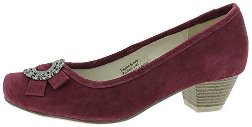 Hirschkogel 3004504, Scarpe con Tacco Donna, Rosso...