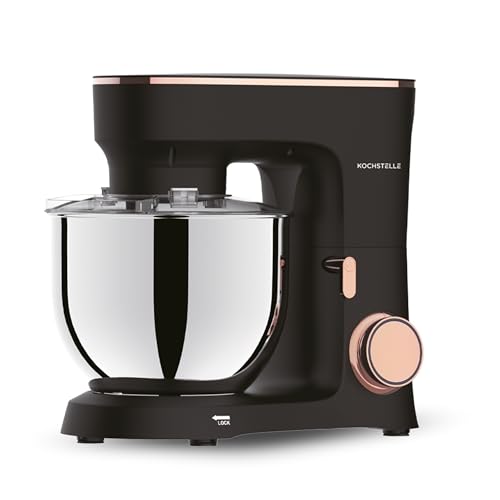 Lista de Batidora de Pedestal Hamilton Beach más recomendados. 43 KOCHSTELLE - Batidora de pedestal color negro, 660 W – 6 velocidades ajustables + función pulso, ideal para reposteria, pan, pasteles y cocina profesional
