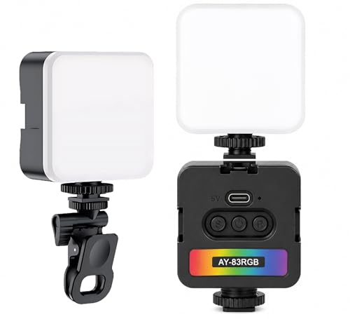 Image of COVACURE LED Pocket Video Mobile Light | Pocket LED Light for Selfie, Photography, Video Shooting, Meeting, Laptop, Tablet, Smartphone Lighting Dimmable & Rechargeable Type C, 3200K-6500K