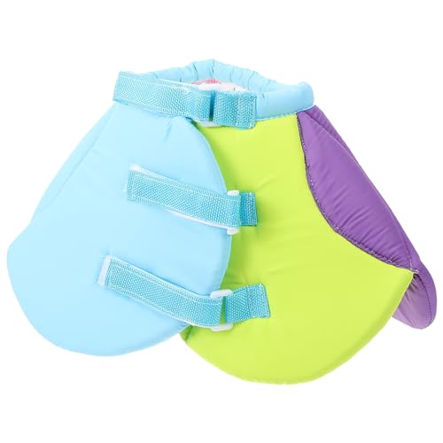 Image of POPETPOP Flower Shaped Elizabethan Pet Collar Size L Lightweight Recovery Neck Cover for Dogs to Help Prevent Licking and Scratching After Surgery Injury or Rash Care