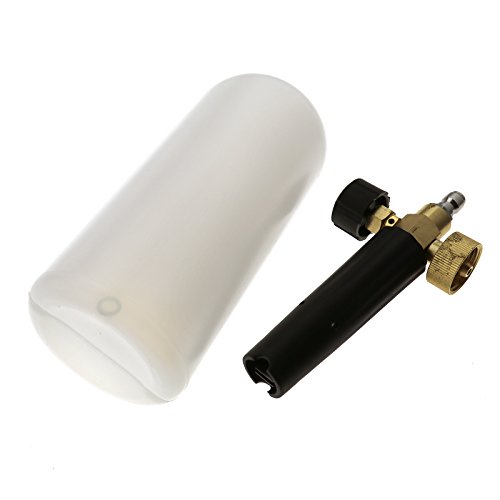 Create Idear Cañón de Espuma de Nieve de 1 L con Adaptador de conexión DE 1/4 DE Pulgada para Limpieza de Coche