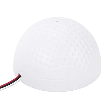 FEDUS CCTV Pickup Audio Surveillance Microphone MIC for CCTV Systems in Round Shape Pack of 1