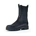 Produktbild Gabor Damen Chelsea Boots, Frauen Stiefeletten,Wechselfußbett,Komfortable Mehrweite (H),schlupfstiefel,flach,schwarz (Flausch),43 EU / 9 UK