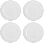 Mikasa Trellis Chine désossée 16 Ensemble de vaisselle, service pour 4, blanc