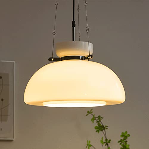 Luminaire suspendu en verre pour îlot de cuisine, clarté maximale sans ombre