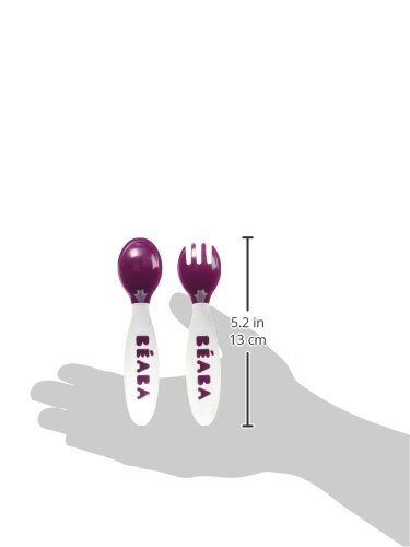 BEABA New 2nd Stage Soft Cutlery, Gipsy, 2 Count