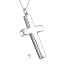 silver-Cross Urn Necklace