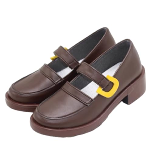 [YXIDLMCOS] スペシャルウィーク トレセン学園 ウマ娘 プリティーダービー コスプレ靴 くつ ブーツ 漫遊展 Cosplay Shoes Boots W5430 (23CM)（Amazon）