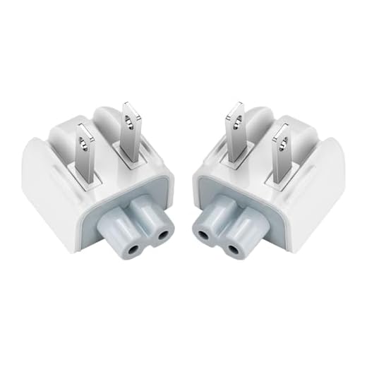 BEYEE Wall Adapter Plug Folding Duck Head,US Standard Plug Duck Head Compatible with Mac Book/Maci Book/Phone/Pod AC Power Adapter (3 -Pack)