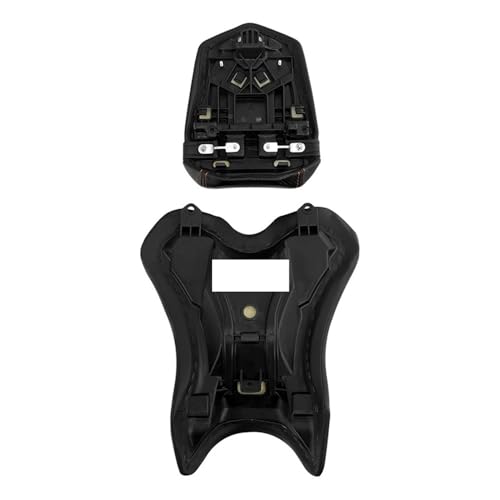 Selle de passager et pilote pour YZF R1, rénovation de siège de moto confort noir bleu 2004-2006