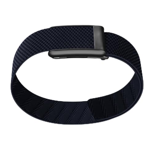 Arot Bicep Band compatible with WHOOP 5.0 One Peak & Life Nylon Elastic Armband Breathable Adjustable Sport Fitness Strap for Men and Women (Blue/Black One/Peak)