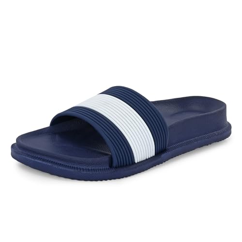 Image of Centrino Slides for Men | Comfortable & Stylish with Soft Insole | Trendy Design with Support Strap | Perfect for Spring Summer Travelling, Walking