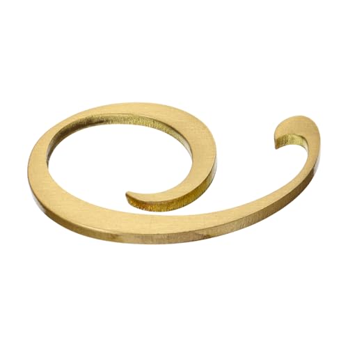 COHEALI Civico Moderno per Esterni Targhetta in Rame Resistente e Raffinata Facile da Installare per Porte Cassette Postali e Uffici Indicatore Numerico Pratico e Durevole per Abitazioni e