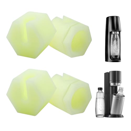 2 Set di 4 dadi di ricambio anti-perdita per gasatore d’acqua – accessori compatibili con più modelli – installazione facile – manutenzione domestica – raccordo tubo gas resistente e durevole