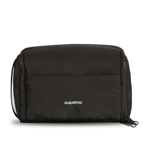augustnoa Dopp Kit for Men | Travel Toiletry Bag with 11 Pockets & Expandable Side Compartments | Water-Resistant, Eco-Friendly Recycled Material | Compact, Lightweight & Perfect for Travel Essentials by augustnoa - Used condition - US$44.77