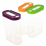 Zudem sind die Lebensmittelvorräte sorgsam gelagert und werden vor Feuchtigkeit, sowie fremden Gerüchen geschützt. Gleichzeitig vermeiden Sie mit den platzsparenden Küchenhilfen unerwünschtes Unordnung in Schränken und in Ihrer Vorratskammer